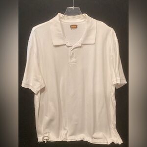JCPenney Foundry Supply Company Men's White Polo Shirt 3XL